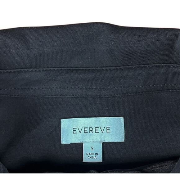 Evereve Myra Long Sleeve Black Jogger Jumpsuit Zip-Up Drawstring Size Small - Picture 8 of 9